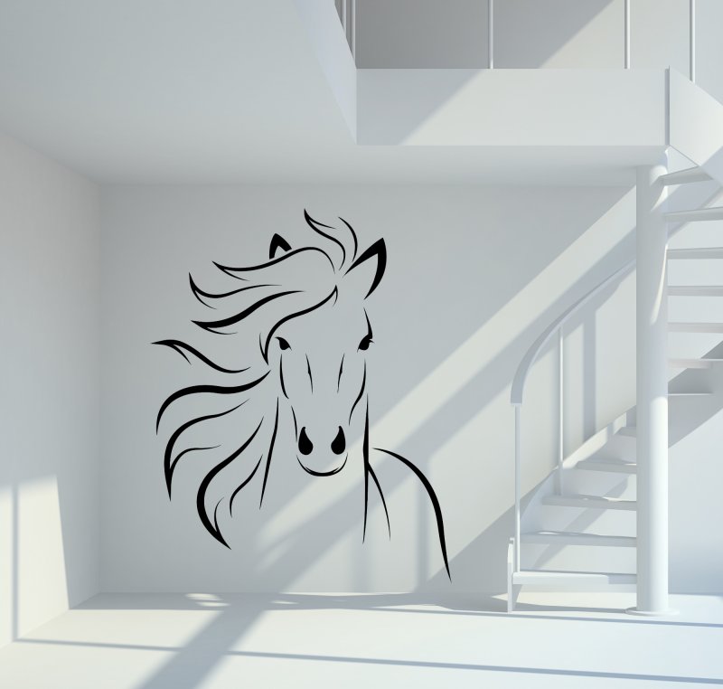 37050 Pferd - Horse Wandtattoo